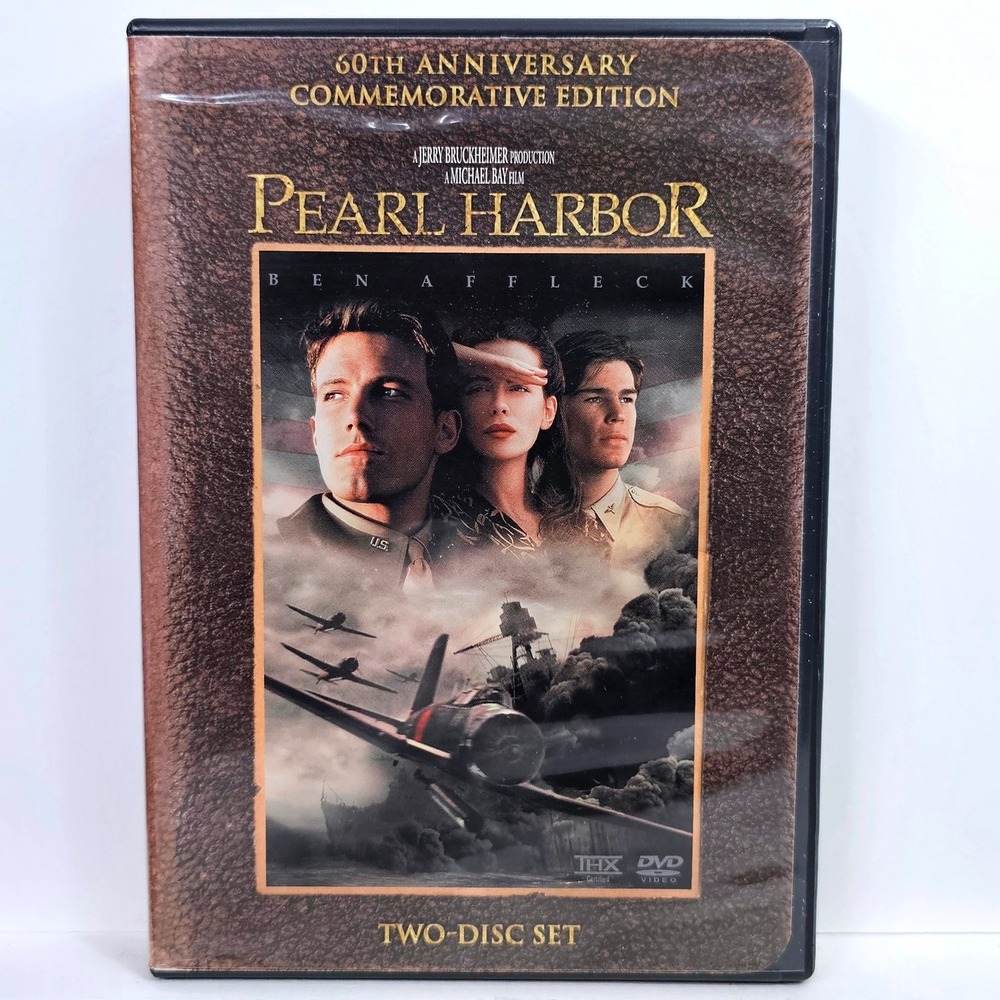 Pearl Harbor 60th Anniversary Commemorative Edition 2-Disc DVD Ben Affleck‎ WWII